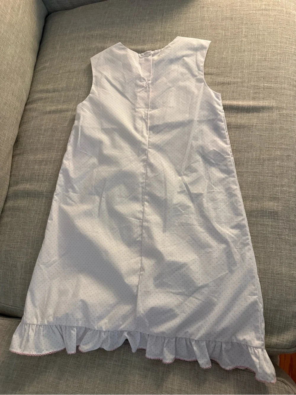 Girls White Watermelon Casual Dress